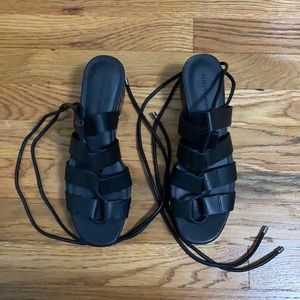 Rebecca Minkoff Platform Lace Up Sandals